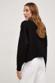 Светр з вовною Answear Lab колір чорний півгольф (3552029)