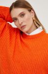Светр з домішкою вовни Answear Lab жіночий колір помаранчевий
