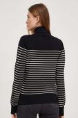 Светр Answear Lab жіночий колір чорний легкий гольф (3551965)