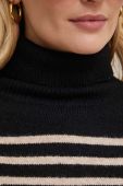 Светр з вовною Answear Lab колір чорний гольф (3586603)
