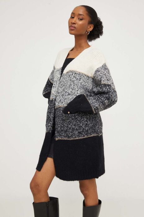 Кардиган з вовною Answear Lab колір чорний (3633870)