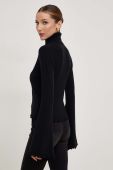 Светр Answear Lab жіночий колір чорний гольф (3615763)
