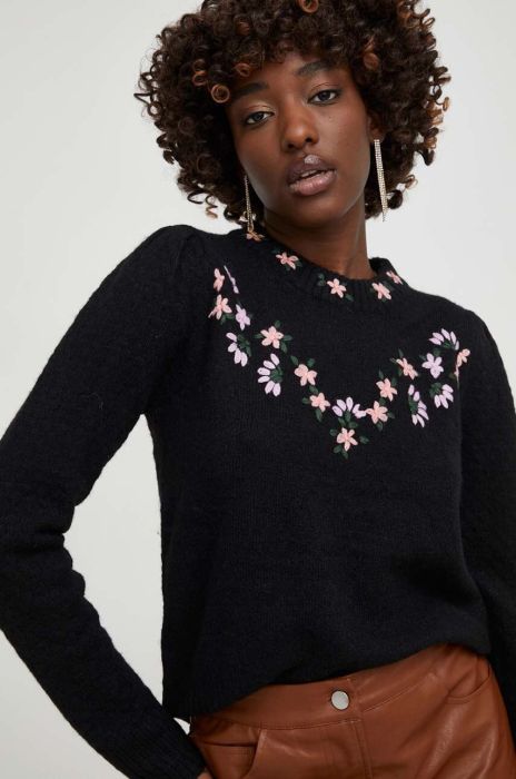 Светр з вовною Answear Lab колір чорний (3626768)