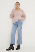 Светр з вовною Answear Lab колір рожевий (3658070)