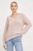 Светр з вовною Answear Lab колір рожевий (3658070)
