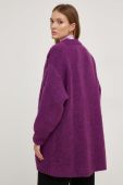 Кардиган з вовною Answear Lab колір фіолетовий теплий (3646139) Кардиган з вовною Answear Lab колір фіолетовий теплий (3646139)