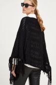 Пончо Answear Lab колір чорний легке (3674625) Пончо Answear Lab колір чорний легке (3674625)