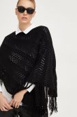 Пончо Answear Lab колір чорний легке (3674625) Пончо Answear Lab колір чорний легке (3674625)