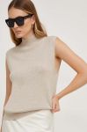 Безрукавка Answear Lab колір бежевий легкий (3649081)