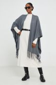 Пончо Answear Lab колір сірий легке (3679997) Пончо Answear Lab колір сірий легке (3679997)