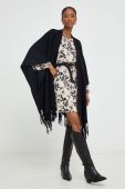 Пончо Answear Lab колір чорний легке (3680001) Пончо Answear Lab колір чорний легке (3680001)