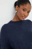 Светр з вовною Answear Lab колір синій легкий (3680009)