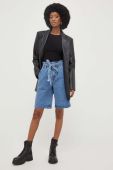 Джинсові шорти Answear Lab жіночі однотонні висока посадка колір блакитний (3311534)
