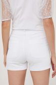 Джинсові шорти Answear Lab жіночі колір білий однотонні висока посадка (3375716)