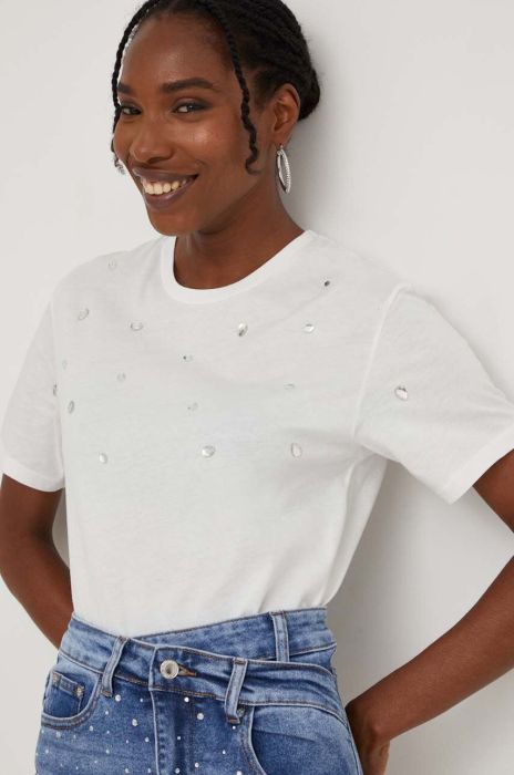 Бавовняна футболка Answear Lab колір білий (3317773) Бавовняна футболка Answear Lab колір білий (3317773)