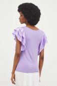 Футболка Answear Lab жіноча колір фіолетовий