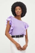 Футболка Answear Lab жіноча колір фіолетовий