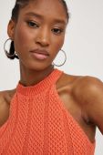 Бавовняний топ Answear Lab колір помаранчевий (3331272)