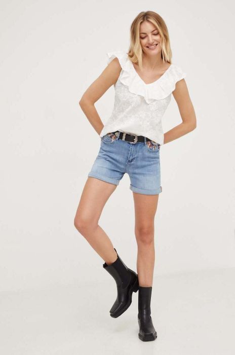 Бавовняна блузка Answear Lab колір білий (3367786)