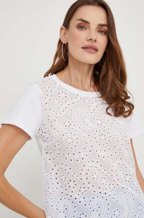 Футболка Answear Lab жіночий колір білий (3371044)