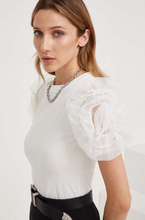 Футболка Answear Lab жіночий колір білий (3380336) Футболка Answear Lab жіночий колір білий (3380336)