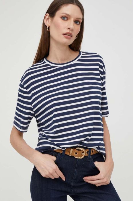 Футболка Answear Lab жіночий колір синій (3433127) Футболка Answear Lab жіночий колір синій (3433127)