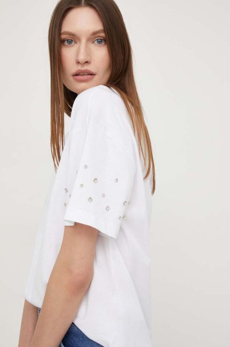 Бавовняна футболка Answear Lab колір білий (3426843) Бавовняна футболка Answear Lab колір білий (3426843)