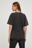 Бавовняна футболка Answear Lab жіночий колір чорний (3639750)