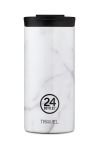 24bottles - Термопляшка Travel Tumbler Carrara 600ml колір сірий
