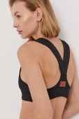 Спортивний бюстгальтер MUUV V Shape колір чорний гладкий