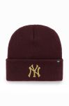 Шапка 47brand Mlb New York Yankees колір бордовий (2810373) Шапка 47brand Mlb New York Yankees колір бордовий (2810373)