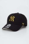 Кепка 47brand MLB New York Yankees колір чорний з аплікацією (3599391) Кепка 47brand MLB New York Yankees колір чорний з аплікацією (3599391)