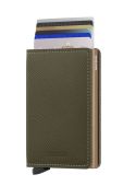 Шкіряний гаманець Secrid колір зелений SSa.Olive-OLIVE Шкіряний гаманець Secrid колір зелений SSa.Olive-OLIVE
