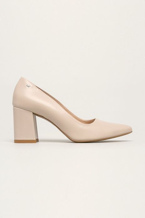 Wojas - Шкіряні туфлі колір бежевий (524261) Wojas - Шкіряні туфлі колір бежевий (524261)