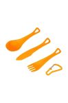 Туристичний набір столових приборів Sea To Summit Delta Cutlery Set колір помаранчевий