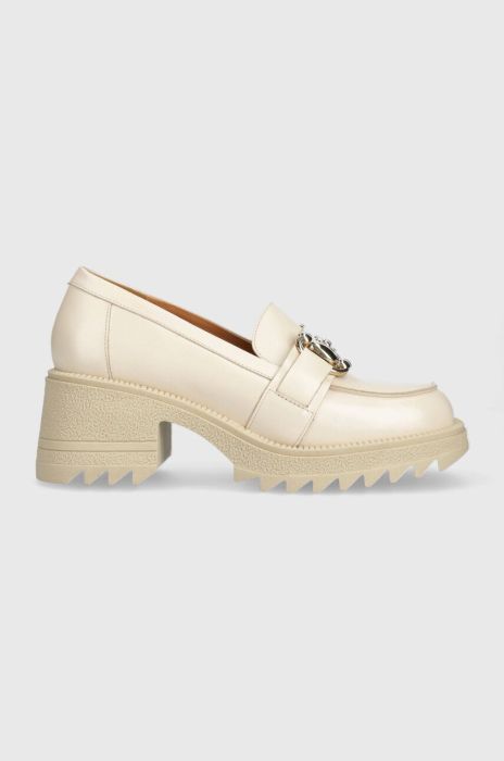 Шкіряні туфлі Charles Footwear Kiara жіночі колір чорний каблук блок Kiara.Loafer (3235821) Шкіряні туфлі Charles Footwear Kiara жіночі колір чорний каблук блок Kiara.Loafer (3235821)