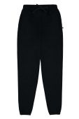 Бавовняні спортивні штани MUUV. колір чорний однотонні
