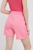Шорти Blauer жіночі колір рожевий однотонні висока посадка