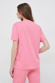 Бавовняна футболка Blauer колір рожевий (3118715)