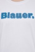 Бавовняна футболка Blauer колір білий (3118719) Бавовняна футболка Blauer колір білий (3118719)