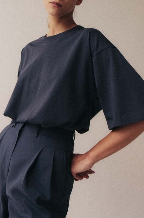 Бавовняна футболка MUUV. колір сірий