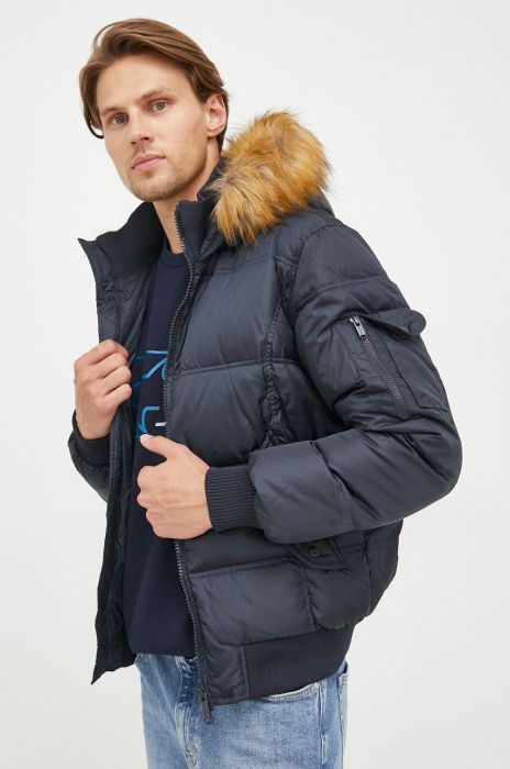 Bomboogie Пухова куртка колір темно-синій Bomboogie Пухова куртка колір темно-синій
