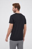 Бавовняна футболка Gant колір чорний однотонний (1803770) Бавовняна футболка Gant колір чорний однотонний (1803770)