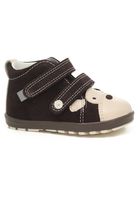 Дитячі шкіряні туфлі Bartek колір коричневий Дитячі шкіряні туфлі Bartek колір коричневий