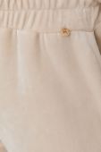Штани Nissa жіночі колір кремовий гладкі Штани Nissa жіночі колір кремовий гладкі
