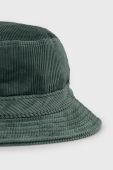 Вельветовий капелюх Brixton колір зелений з бавовни Вельветовий капелюх Brixton колір зелений з бавовни