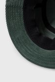 Вельветовий капелюх Brixton колір зелений з бавовни Вельветовий капелюх Brixton колір зелений з бавовни