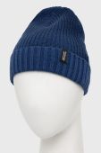 Шапка з домішкою вовни Bomboogie колір блакитний Шапка з домішкою вовни Bomboogie колір блакитний