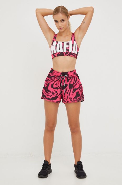 Тренувальний топ і шорти LaBellaMafia Highlight 2 жіночий колір чорний Тренувальний топ і шорти LaBellaMafia Highlight 2 жіночий колір чорний