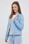 Куртка Frieda & Freddies жіноча перехідна колір блакитний Куртка Frieda & Freddies жіноча перехідна колір блакитний